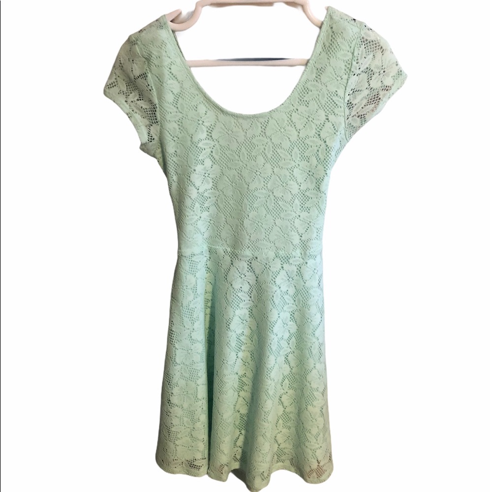 Teal Laced Dress